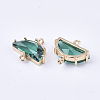 Transparent Glass Links connectors GLAA-T007-16D-2
