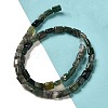 Natural Moss Agate Beads Strands G-G085-A17-01-2