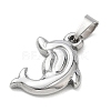 304 Stainless Steel Pendants STAS-B141-03A-P-2