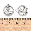 Alloy Glass Pendants FIND-B061-05P-B04-3