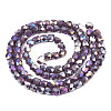 Electroplate Glass Beads Strands EGLA-N002-13-A02-2