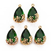 Transparent Glass Pendants X-GLAA-T007-05J-1