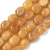 Dyed Natural Malaysia Jade Beads Strands G-P528-I15-01-1