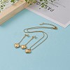 Pendant necklaces & Dangle Earrings Jewelry Sets SJEW-JS01170-8