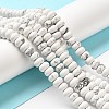 Synthetic Howlite Beads Strands G-K340-B06-02-4