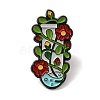 Flower Enamel Pins JEWB-K022-03C-EB-1