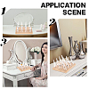 12Pcs Clear Plastic Cone Ring Display Holders RDIS-WH0002-17-7