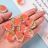 Transparent Enamel Acrylic Beads X1-TACR-S155-003A-5