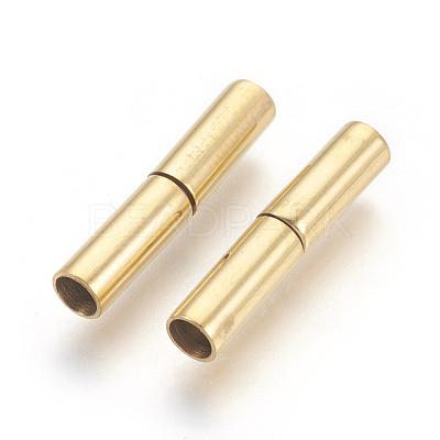 PVD Vacuum Plating 304 Stainless Steel Bayonet Clasps STAS-F196-01G-05-1