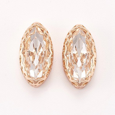 Sew on Rhinestone RGLA-P024-M-7x15-1