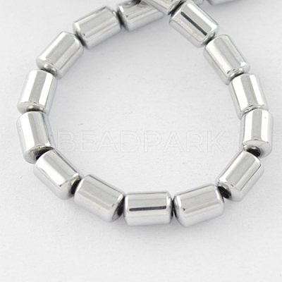 Non-magnetic Synthetic Hematite Beads Strands G-Q888-5x4mm-7-1