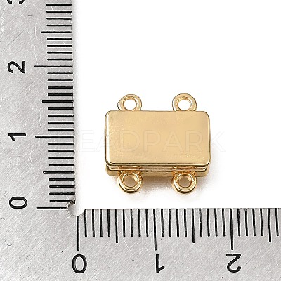 2-Strands Brass Magnetic Clasps KK-CBA9C94-01A-G-1