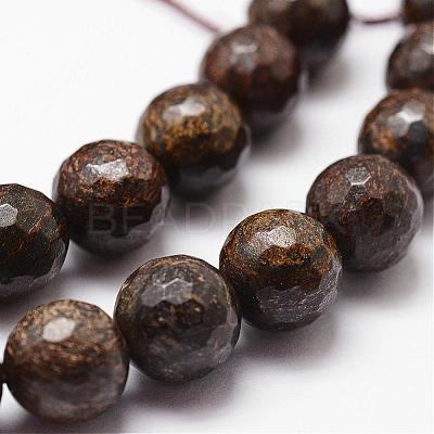 Natural Bronzite Beads Strands G-D840-18-4mm-1
