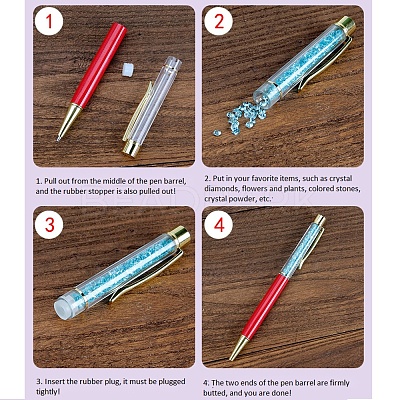 Creative Empty Tube Ballpoint Pens AJEW-L076-A01-1