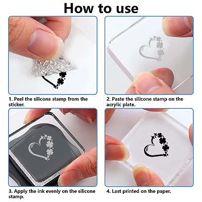 PVC Plastic Clear Stamps DIY-WH0439-0293-1