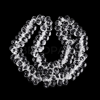 Transparent Glass Beads Strands GL-N005-02A-A01-1