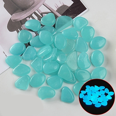 Resin Luminous Glow in the Dark Pebbles Stone PW-WG30806-10-1