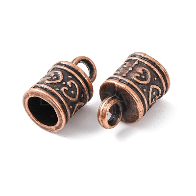 Tibetan Style Alloy Cord Ends LS-TIBE-090-R-NR-1