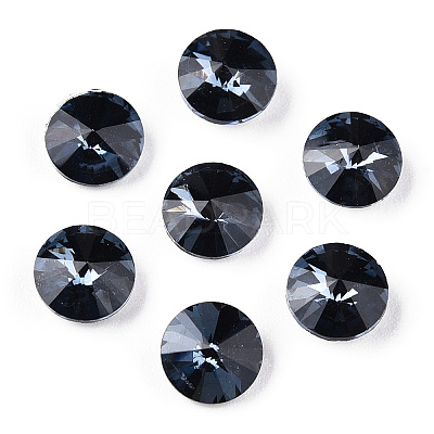 Pointed Back Glass Rhinestone Cabochons RGLA-T086-6mm-13-1