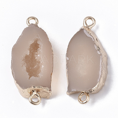 Druzy Resin Links connectors RESI-S383-027E-1