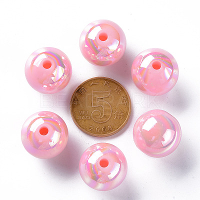 Opaque Acrylic Beads MACR-S370-D16mm-A01-1