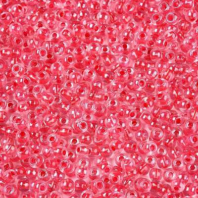 6/0 Transparent Inside Colours Glass Seed Round Beads X1-SEED-N006-004M-1