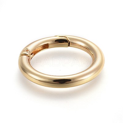 Zinc Alloy Key Clasps PALLOY-WH0056-04LG-1