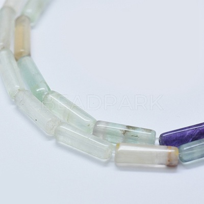 Natural Fluorite Beads Strands G-F631-D17-1