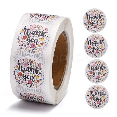 1 Inch Thank You Stickers DIY-G013-A14-1