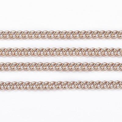 Ion Plating(IP) 304 Stainless Steel Twisted Chains CHS-H007-70RG-1