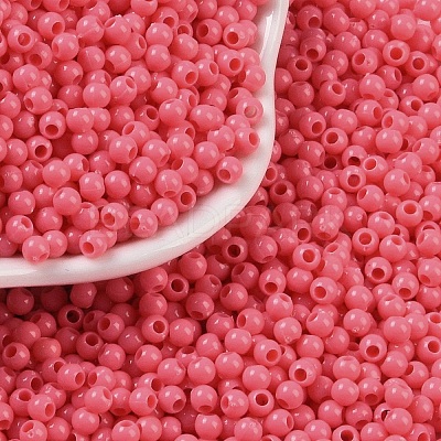 Opaque Acrylic Beads SACR-A007-01B-22-1