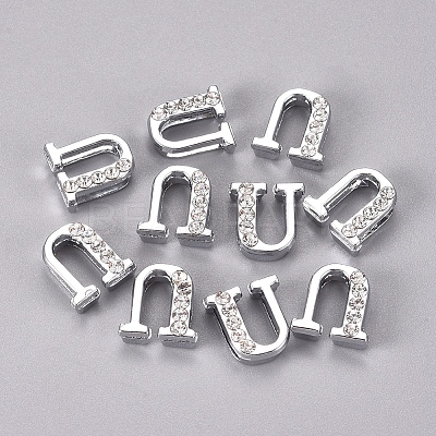 Alloy Slide Charms LS-PALLOY-WH0066-21U-1