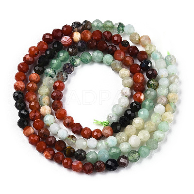 Natural Mixed Gemstone Beads Strands G-D080-A01-02-14-1