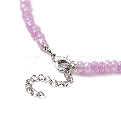 7Pcs 7 Color Glass Seed Beaded Necklaces Set for Women NJEW-JN04182-1
