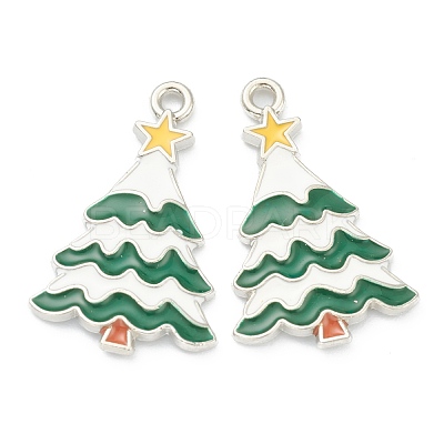 Alloy Enamel Pendants X-ENAM-J649-18P-1