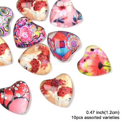 Glass Cabochons GGLA-YWC0001-01A-1