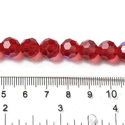 Electroplate Transparent Glass Beads Strands X-EGLA-A035-T10mm-L01-1