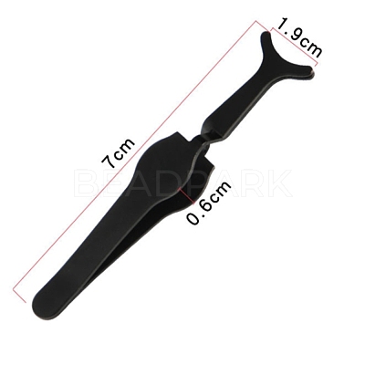 Stainless Steel Eyelash Extension Tweezers MRMJ-WH0072-15EB-1