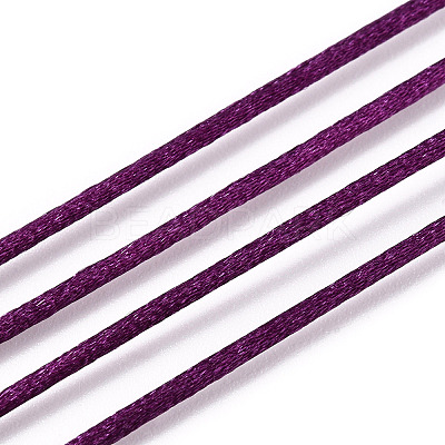 Nylon Satin Rattail Cords NWIR-R025-1.0mm-1904-1