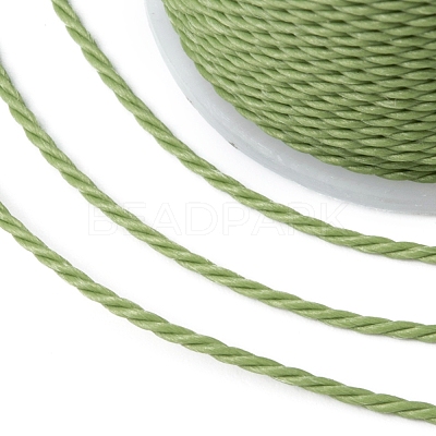 Round Waxed Polyester Cord YC-G006-01-1.0mm-29-1