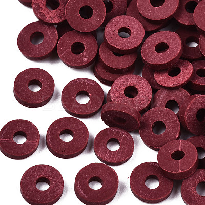 Handmade Polymer Clay Beads CLAY-Q251-4.0mm-103-1