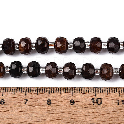 Natural Orange Garnet Beads Strands G-N327-08A-04-1