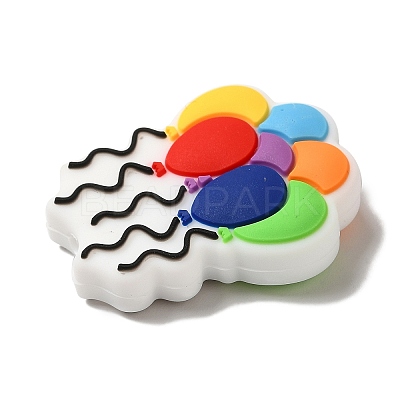 Birthday Theme Silicone Beads SIL-S006-03C-1