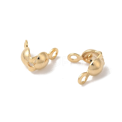 Brass Bead Tips KK-K383-34G-1