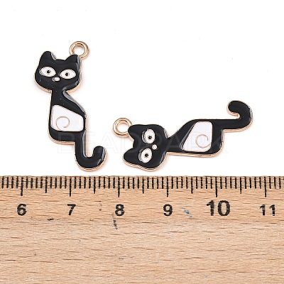 Alloy Enamel Pendants ENAM-K082-01C-KCG-1