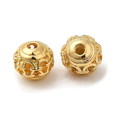 Alloy Hollow Beads PALLOY-P238-19G-RS-1
