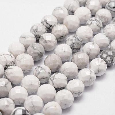 Natural Howlite Beads Strands G-D840-44-8mm-1