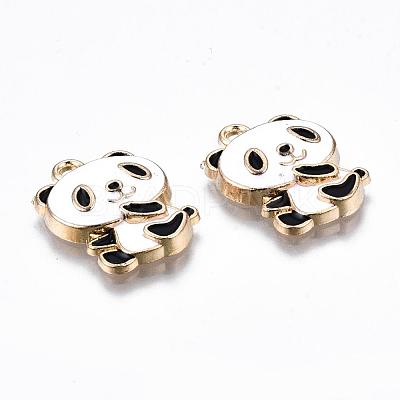 Eco-Friendly Alloy Enamel Pendants X-ENAM-Q437-011-NR-1