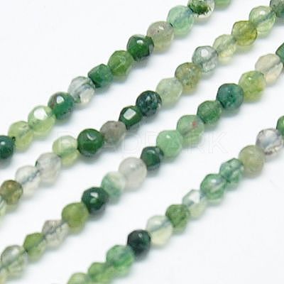 Natural Moss Agate Beads Strands X-G-J002-03H-1