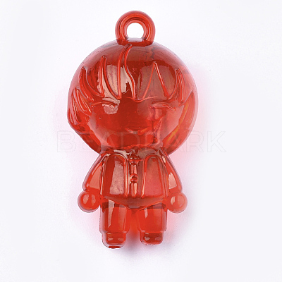 Transparent Acrylic Pendants TACR-S149-01-1